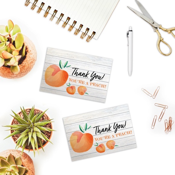 🆑 Peaches 🍑 4x6 Insert Cards Pack of 25 - Picture 7 of 7